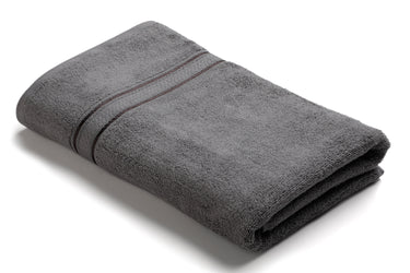 LavishEssence Premium Cotton Bath Towel (Grey)