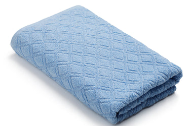 Diamond Delights - Premium Bath Towel (Light Blue)