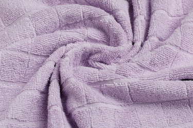 Checkered Charms - Premium Bath Towel (Lavender)